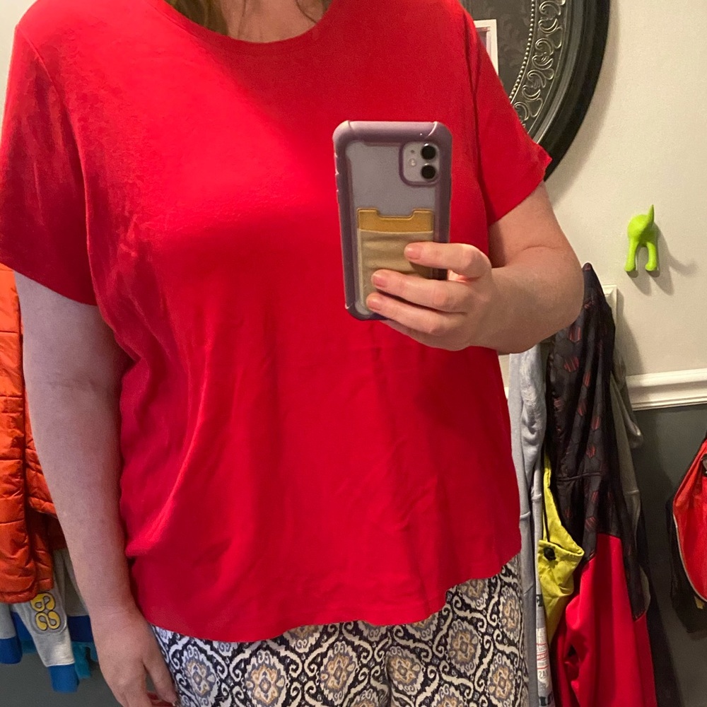 Red tee shirt perfect condition